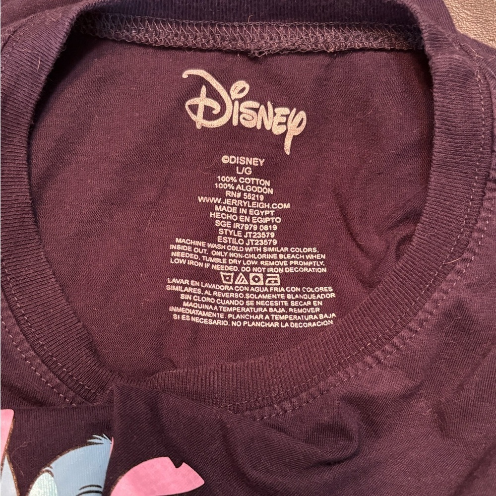 Disney Navy Blue Stitch Long Sleeve Tee - Picture 4 of 7